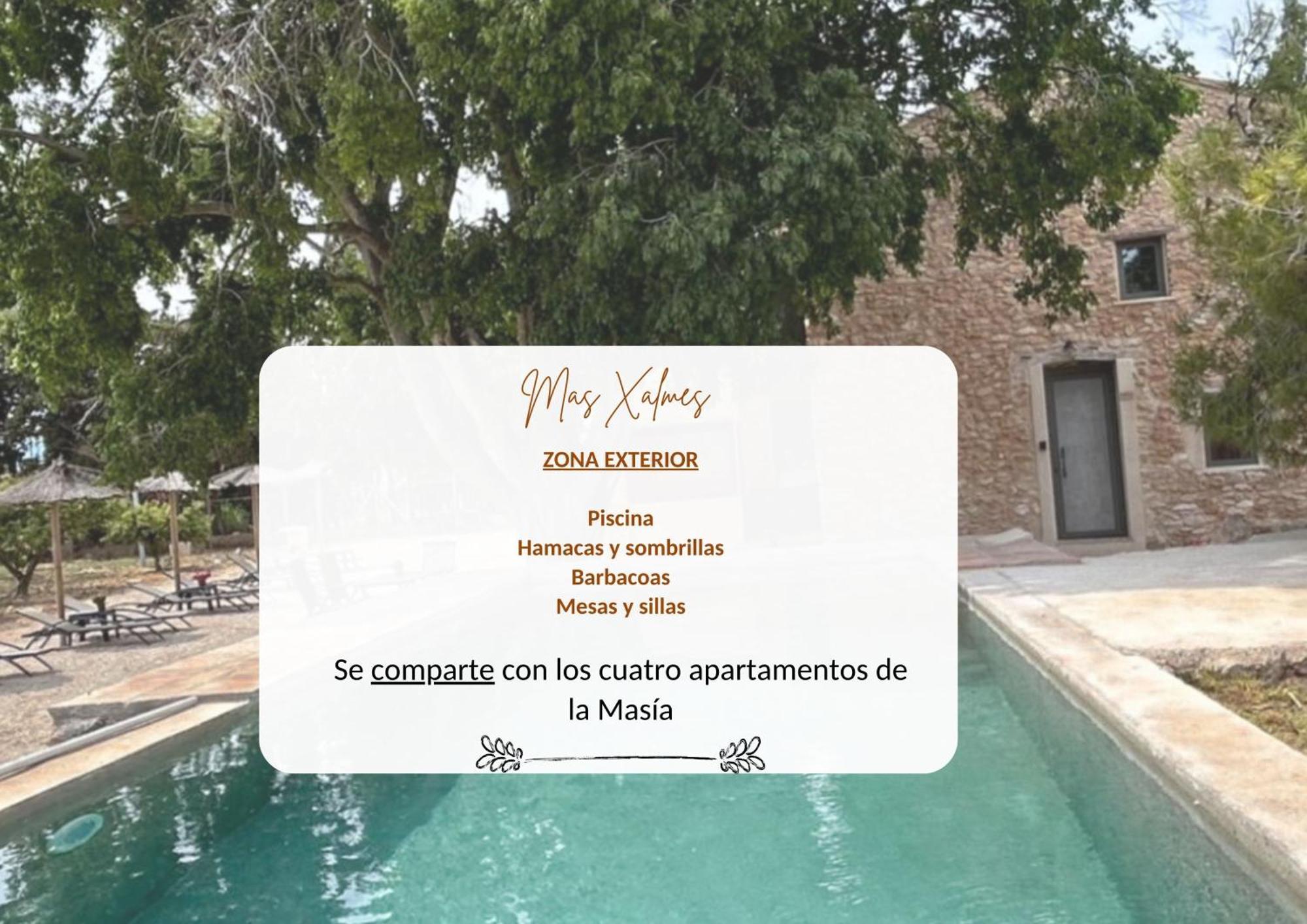Mas Xalmes Camarles Exterior foto